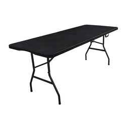 Mesa plegable jardín Pro 180 cm negra