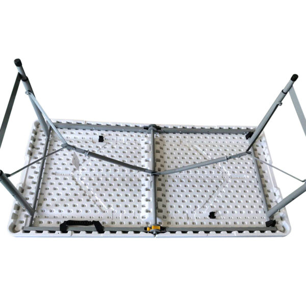 Mesa plegable jardín Pro 122 cm blanca - Image 2